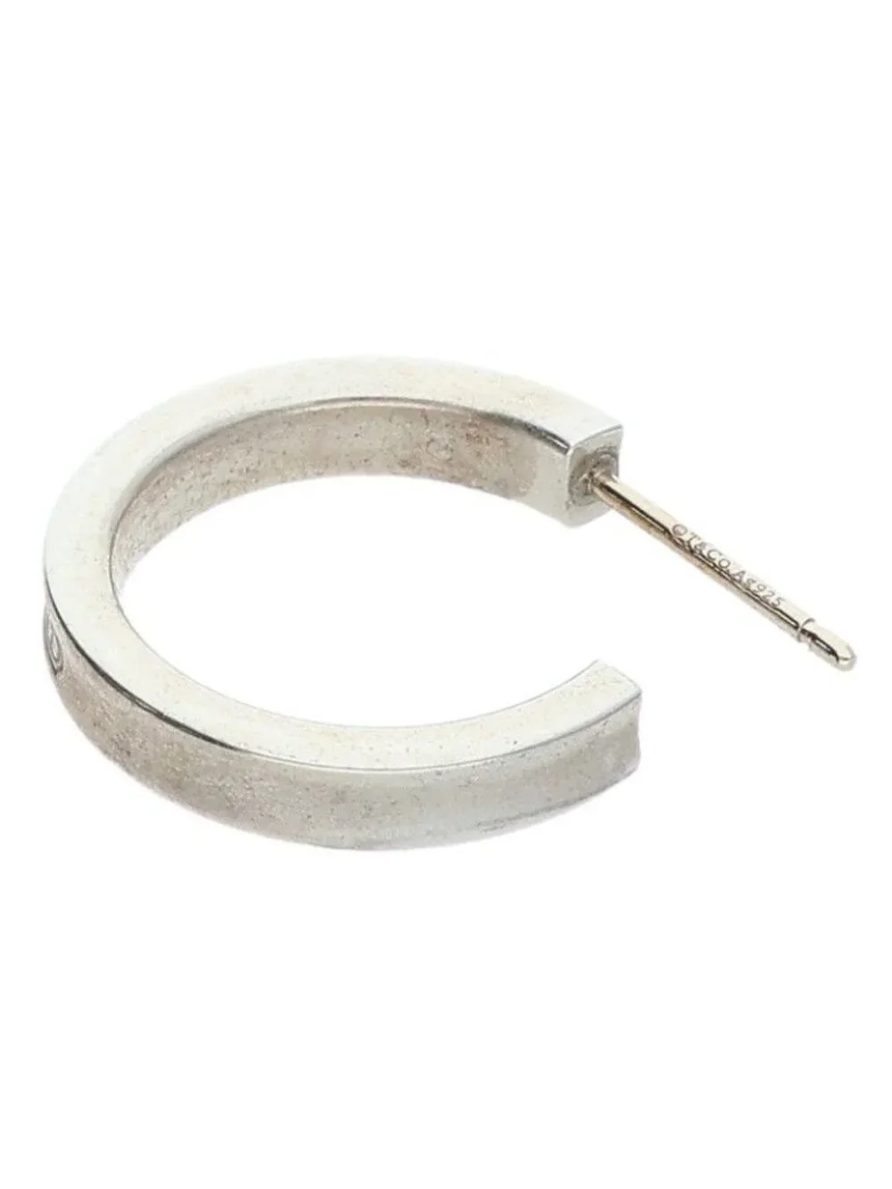 Tiffany & Co Silver Hoop Earrings